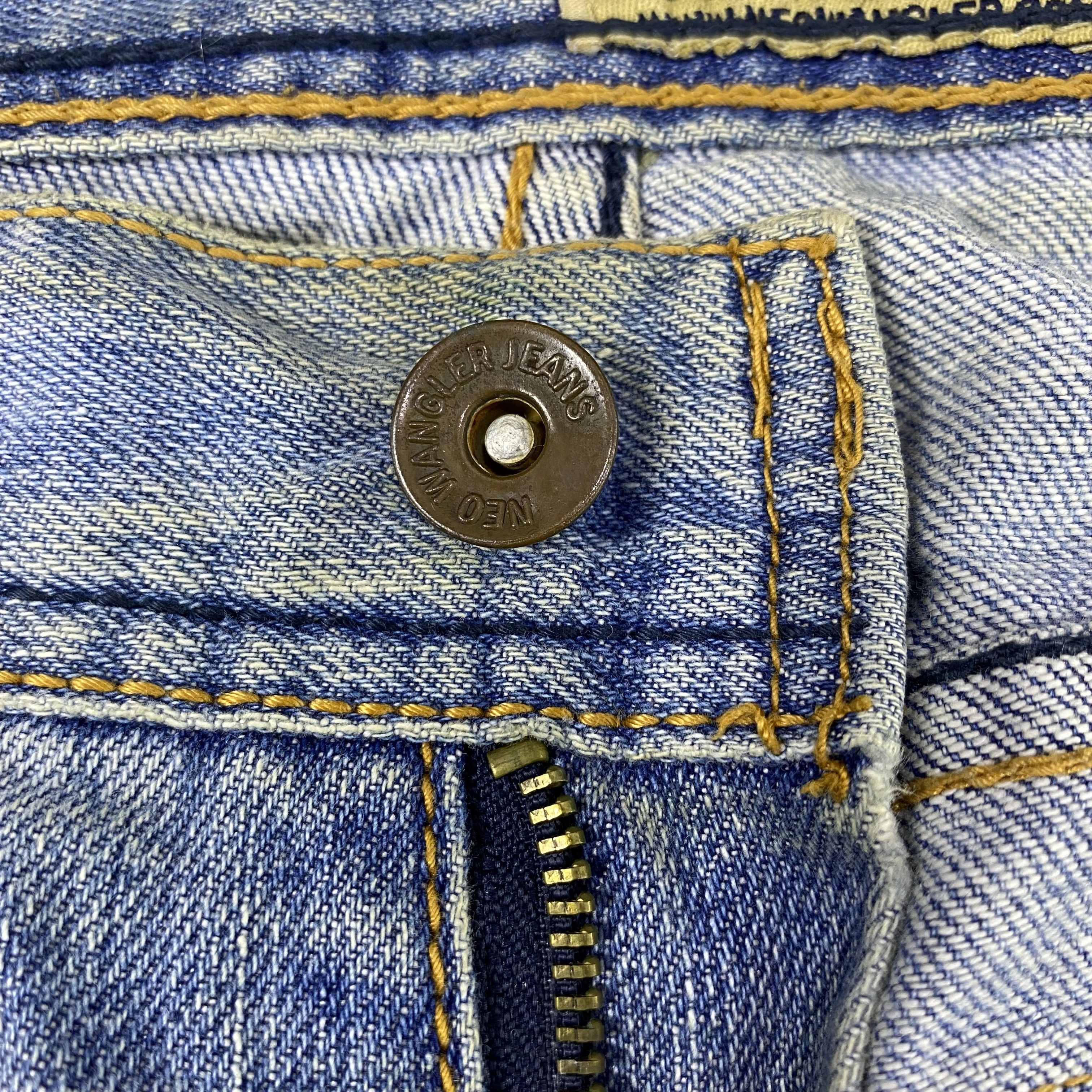 Jean × Vintage × Wrangler Vintage Wrangler Distressed Blue Wash Jean-J1189 Size US 32 / EU 48 - 9 Thumbnail