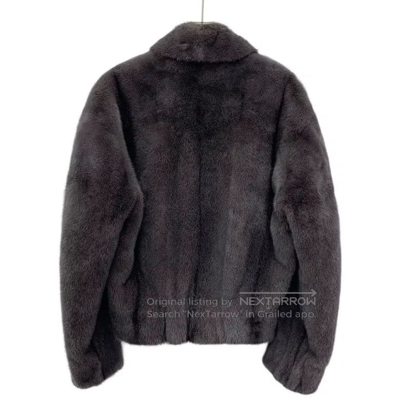 Dior Dior Grey-purple mink fur lapel long-sleeved fur jacket Size US S / EU 44-46 / 1 - 2 Thumbnail