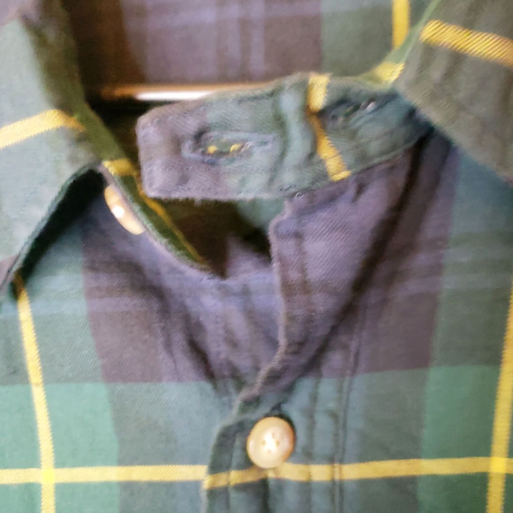 Polo Ralph Lauren Polo Ralph Lauren Shirt 2XL Button-Up Long Sleeve Plaid Blue Green Cotton Flannel Casual Mens Vintage? Size US XXL / EU 58 / 5 - 7 Thumbnail