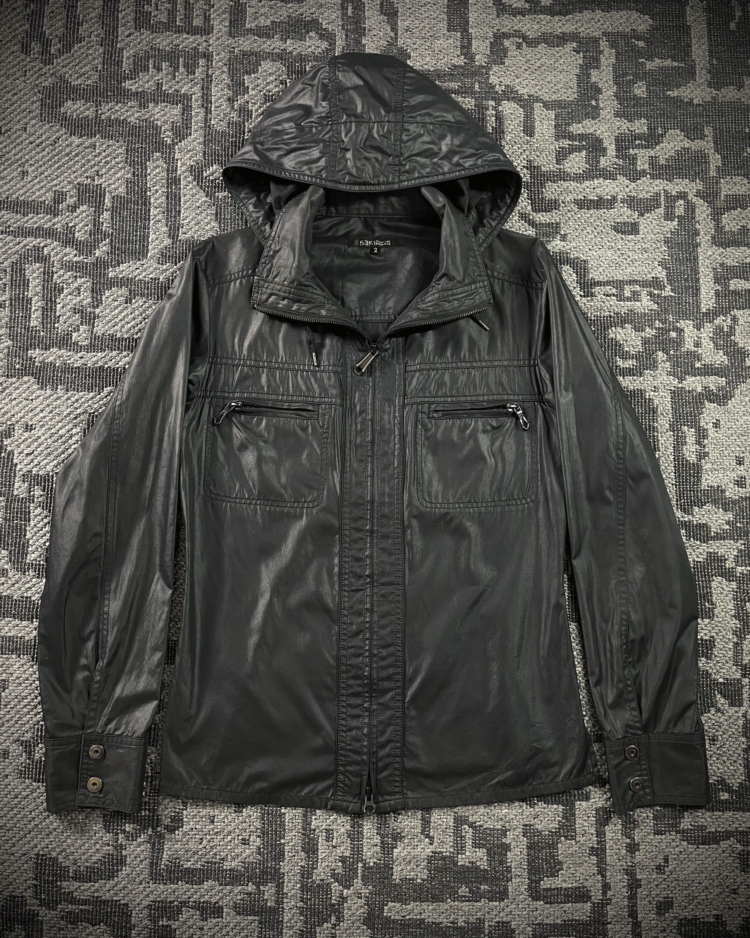 5351 POUR LES HOMMES 5351 Pour Les Homme Waxed Shirt Hoodie Size US M / EU 48-50 / 2 - 2 Thumbnail