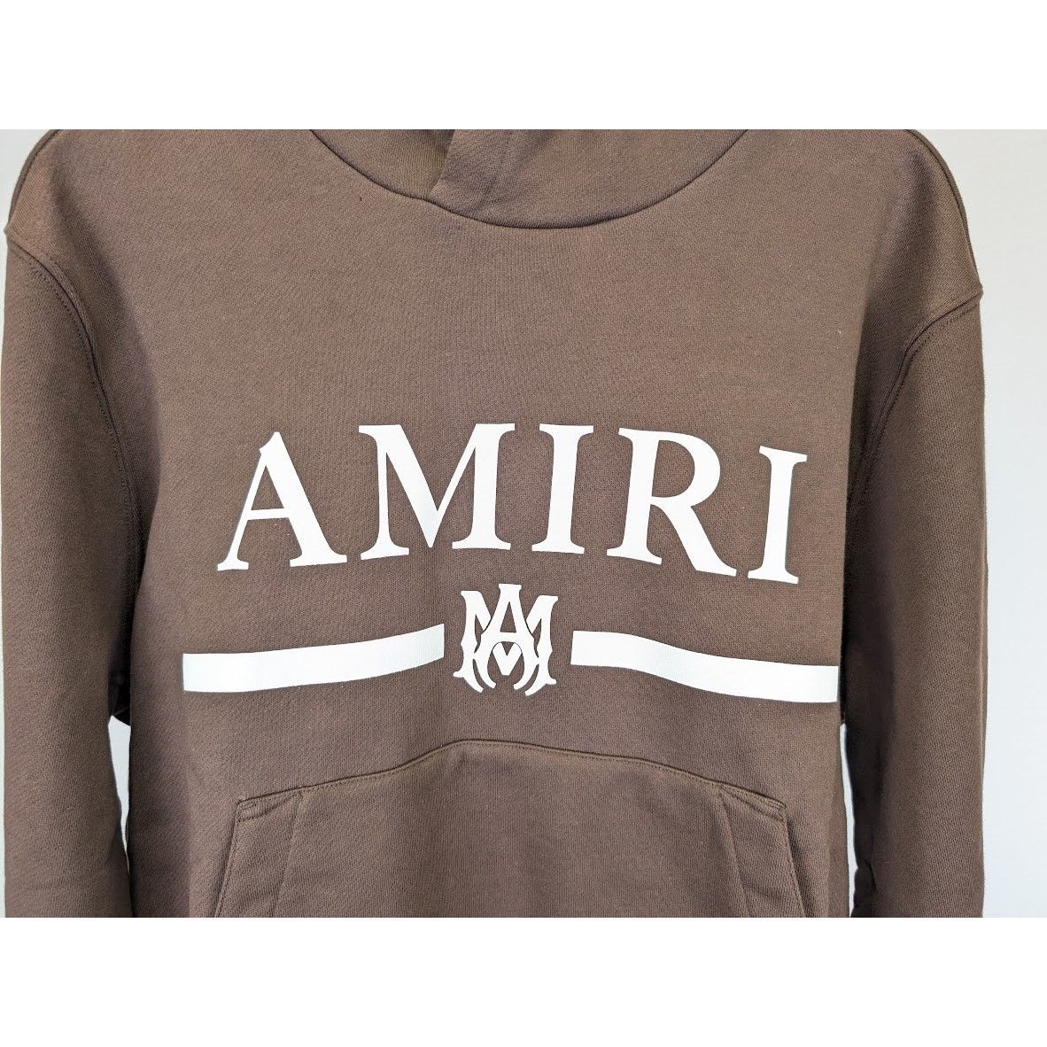 Amiri o1rshd1 Amiri MA Bar Hoodie in Brown Size US S / EU 44-46 / 1 - 5 Thumbnail