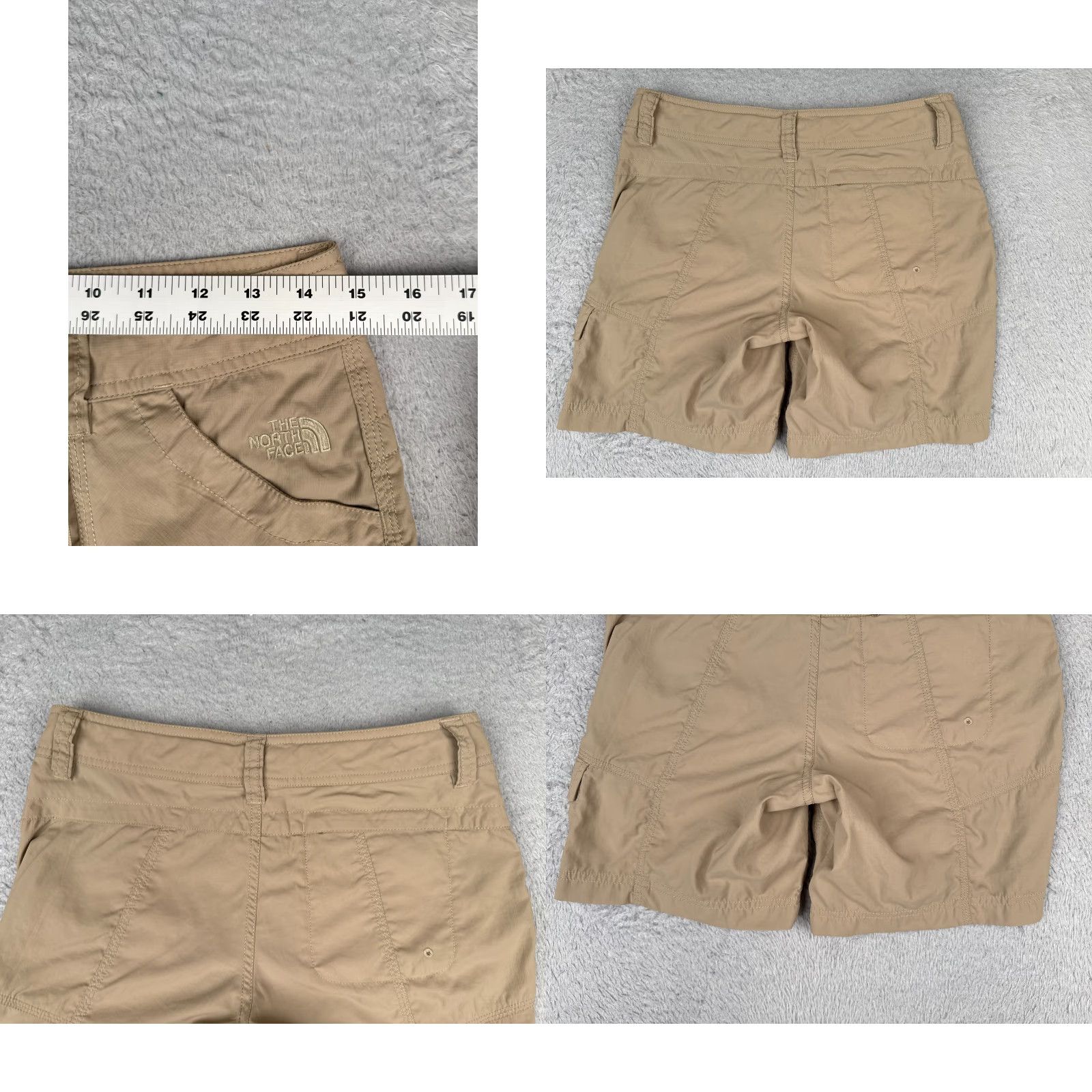 The North Face The North Face Women’s Shorts Cargo Beige 29x7 100% Nylon Canvas Quick Dry Breathable Pockets Hiking Outdoor Activewear Regular Size 4 Womens Size 27" / US 4 / IT 40 - 9 Thumbnail