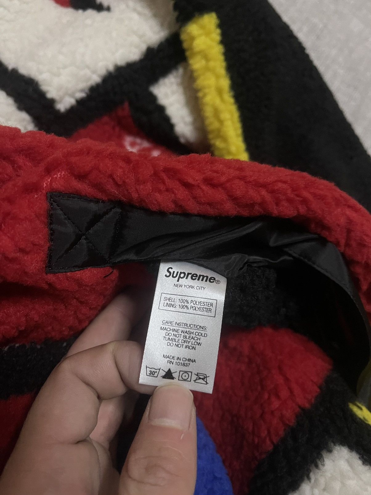 Supreme Supreme reversible colorblocked fleece Jacket Size US S / EU 44-46 / 1 - 6 Thumbnail