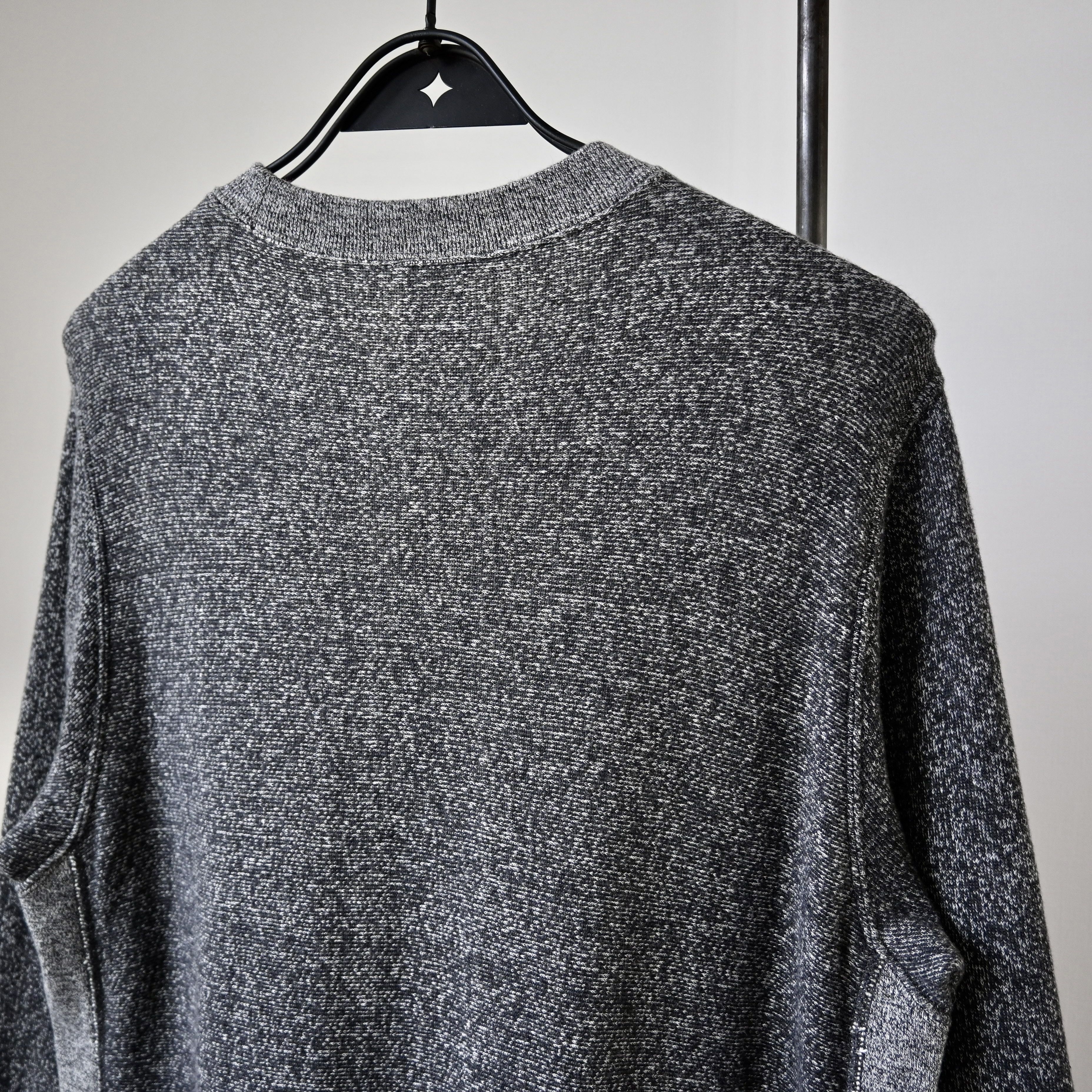 Loopwheeler Loopwheeler two tone melange crewneck, made in Japan Size US L / EU 52-54 / 3 - 3 Thumbnail
