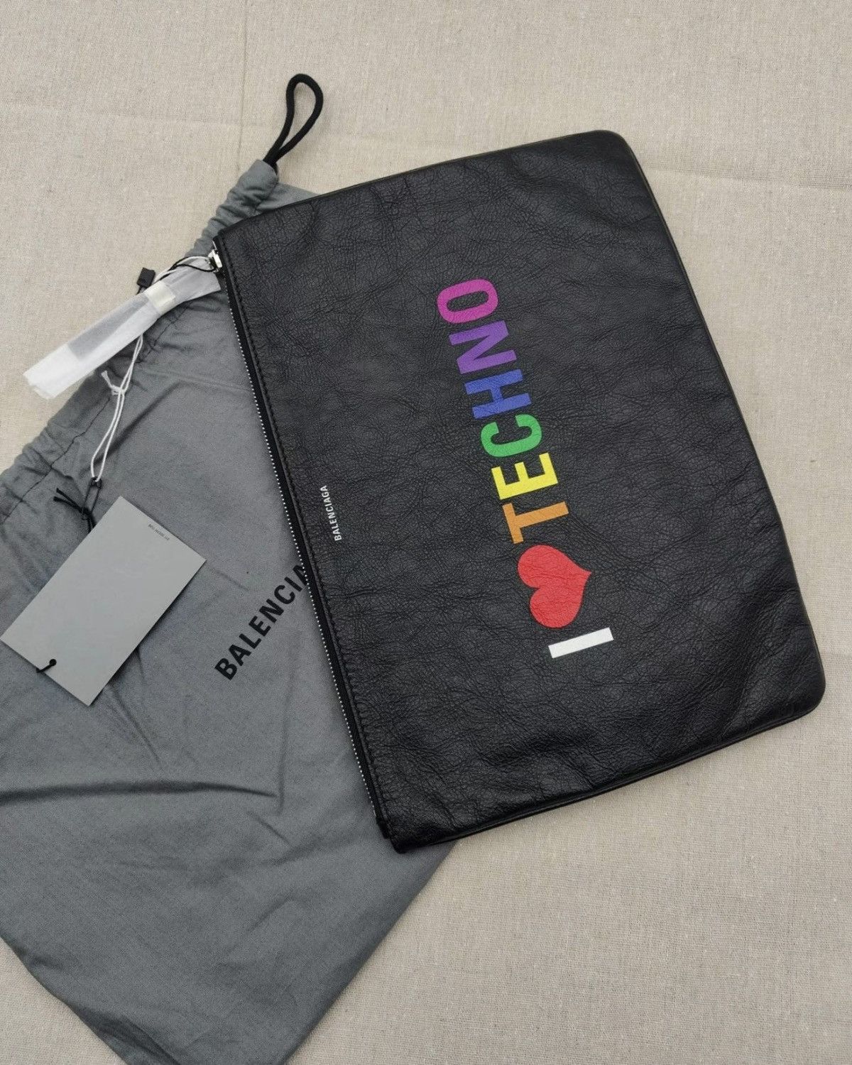 Balenciaga I Love Techno Clutch Size ONE SIZE - 1 Thumbnail