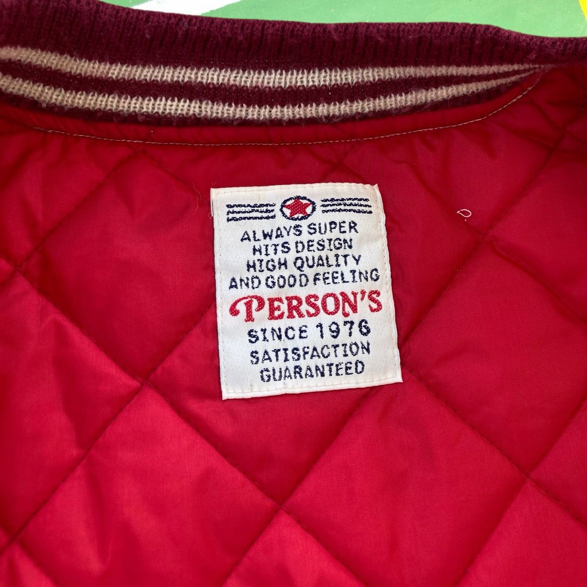 PERSON'S Vintage Person’s Japan Patch Logo Varsity jacket Boxy fit Size US L / EU 52-54 / 3 - 14 Thumbnail
