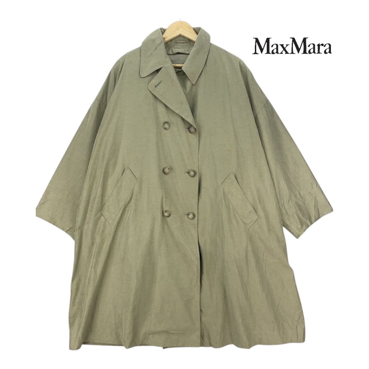 Max Mara Vintage Max Mara Italy Double Breasted Trench Coat Jacket Size XL / US 12-14 / IT 48-50 - 1 Thumbnail