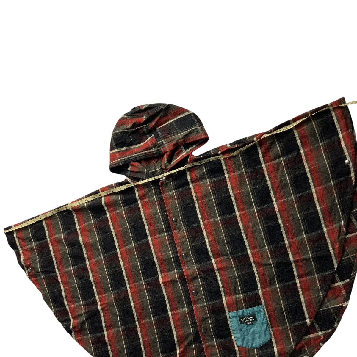 Manastash MANATASH MULTICOLOR CHECKERED PONCHO Size US M / EU 48-50 / 2 - 12 Thumbnail