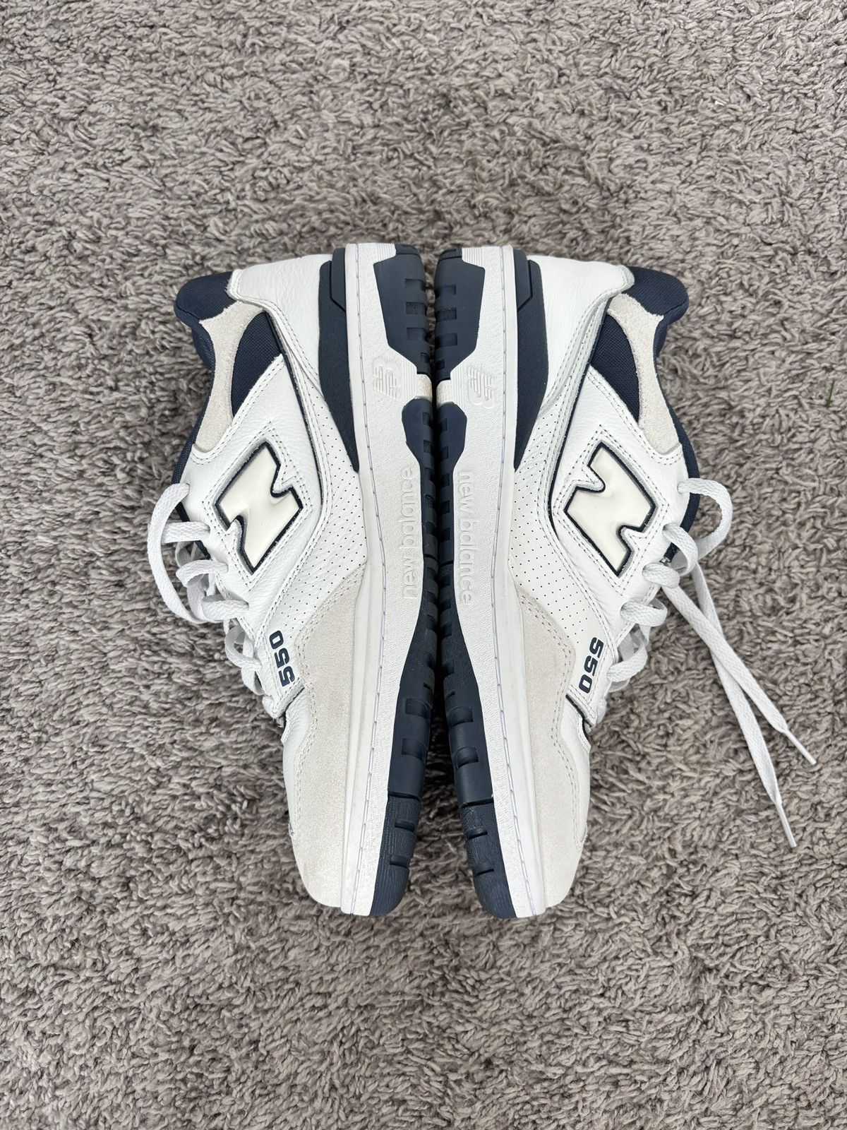 New Balance New Balance 500 White Vintage Indigo WORN ONCE Size US 11 / EU 44 - 4 Thumbnail
