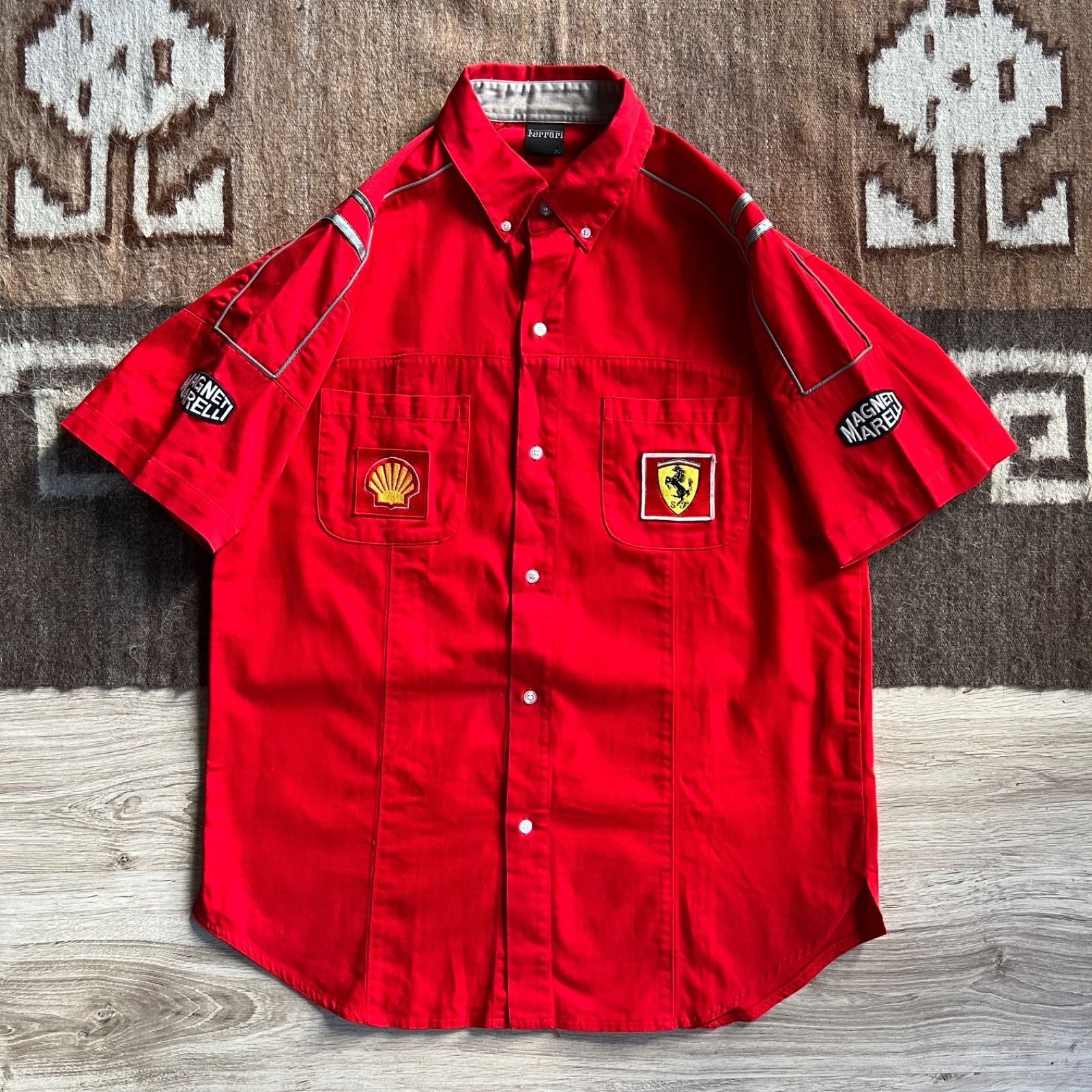 Ferrari Ferrari F1 Team Shell Magneti Marelli Racing Shirt 9501AC Size US XL / EU 56 / 4 - 2 Thumbnail
