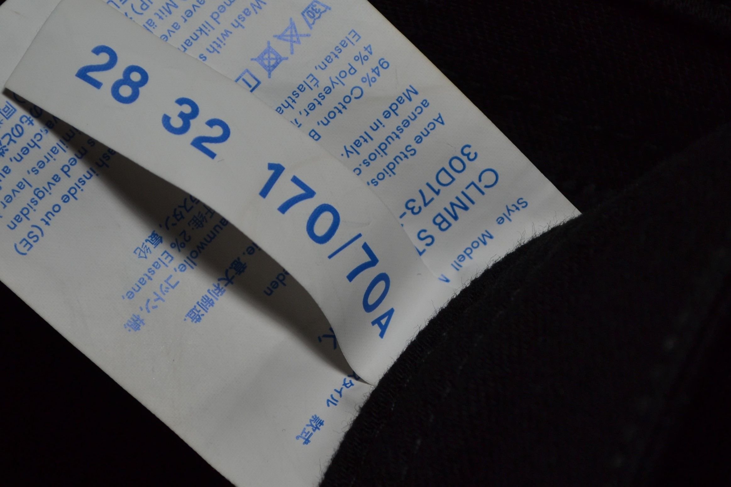 Acne Studios Acne Studios Bla Konst 28 32 Climb Stay Black Jeans Size 28" / US 6 / IT 42 - 11 Thumbnail