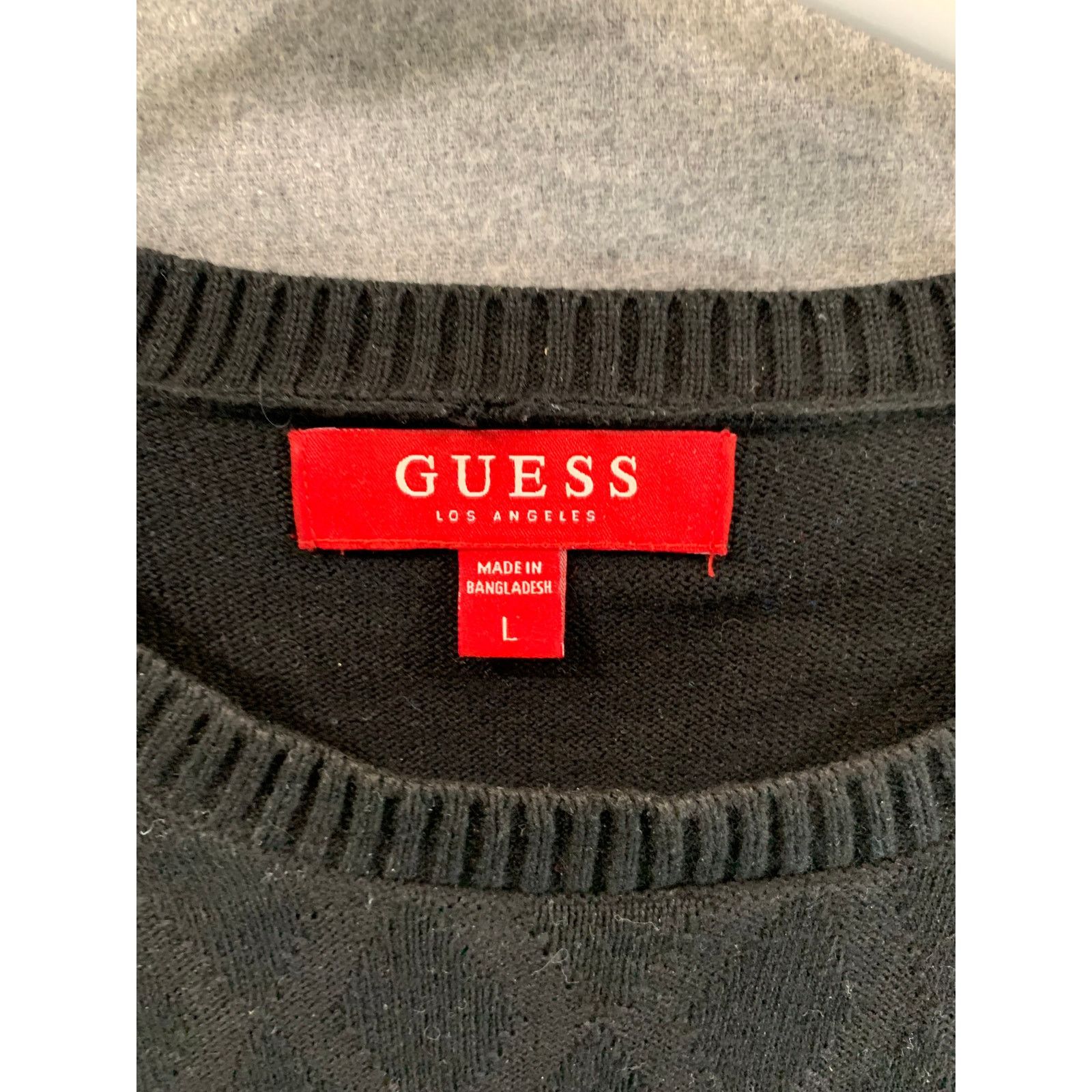 Guess GUESS Sweater Womens Large Long Sleeve Round Neck Size L / US 10 / IT 46 - 3 Thumbnail