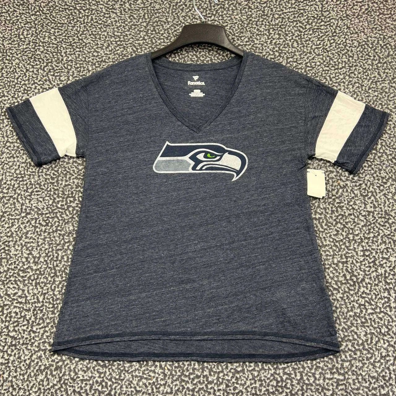 Other Seattle Seahawks Shirt Women Fanatics Short Sleeve V-Neck M Size M / US 6-8 / IT 42-44 - 1 Thumbnail