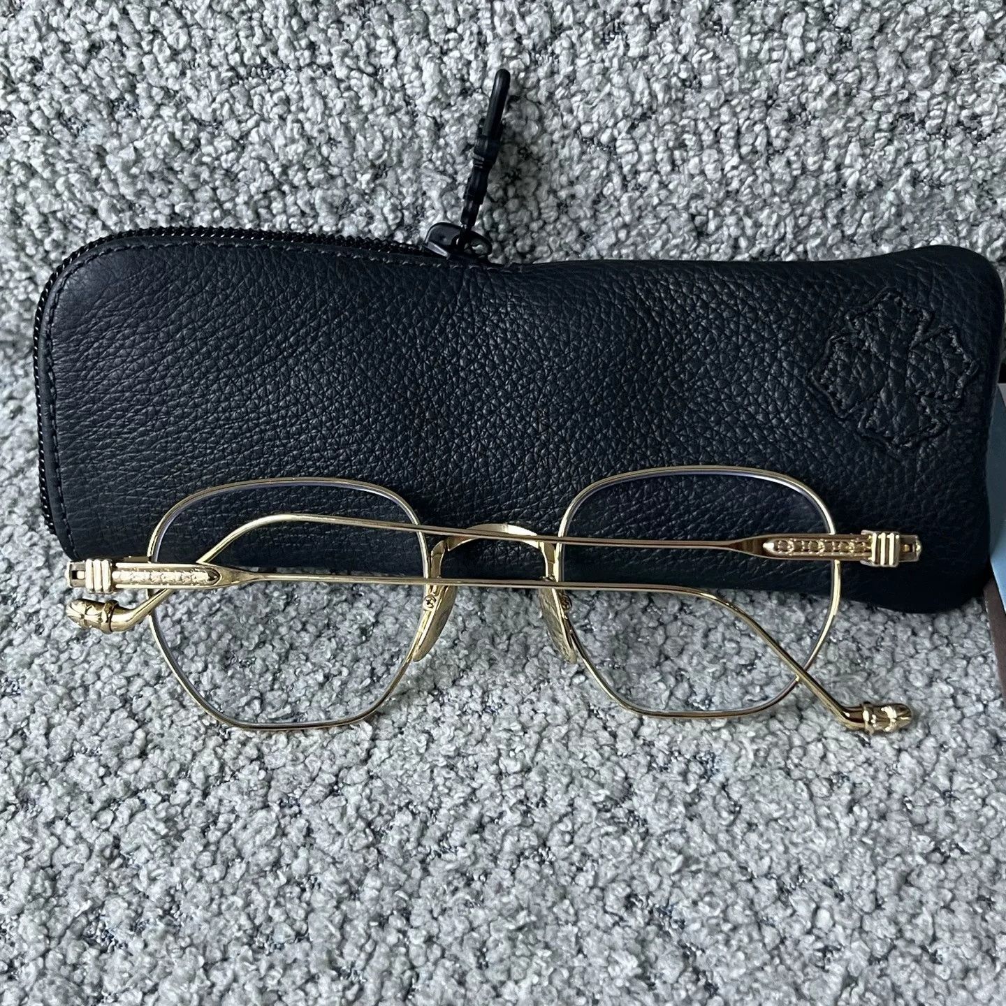 Chrome Hearts Chrome Hearts Metal Square Optical Frame Size ONE SIZE - 7 Thumbnail