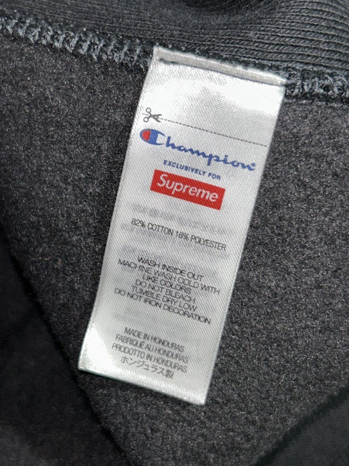Supreme Supreme Champion Hooded Sweatshirt Black SS25 size Large NEW Size US L / EU 52-54 / 3 - 8 Thumbnail