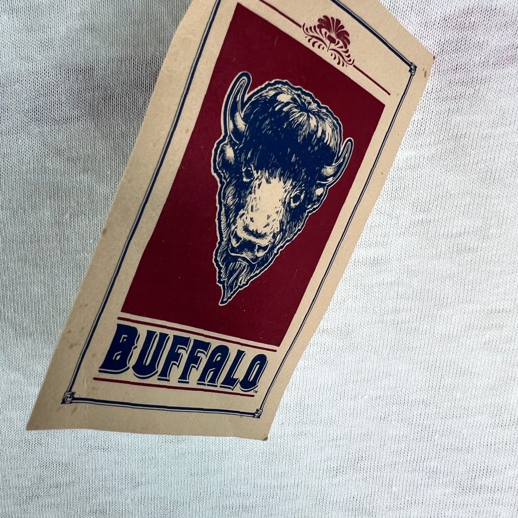 Vintage Buffalo Sportswear Shirt Mens New White Dallas Texas Short Sleeves T Shirt Size XL Size US XL / EU 56 / 4 - 7 Thumbnail