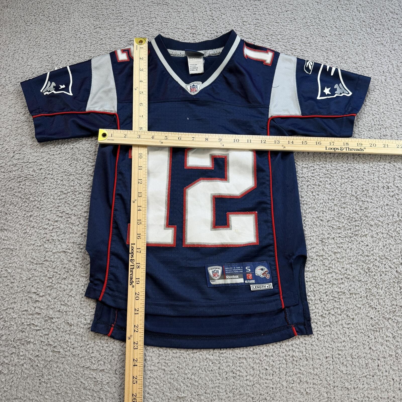 Reebok Vintage Tom Brady New England Patriots Reebok Youth S Jersey Size US S / EU 44-46 / 1 - 3 Thumbnail