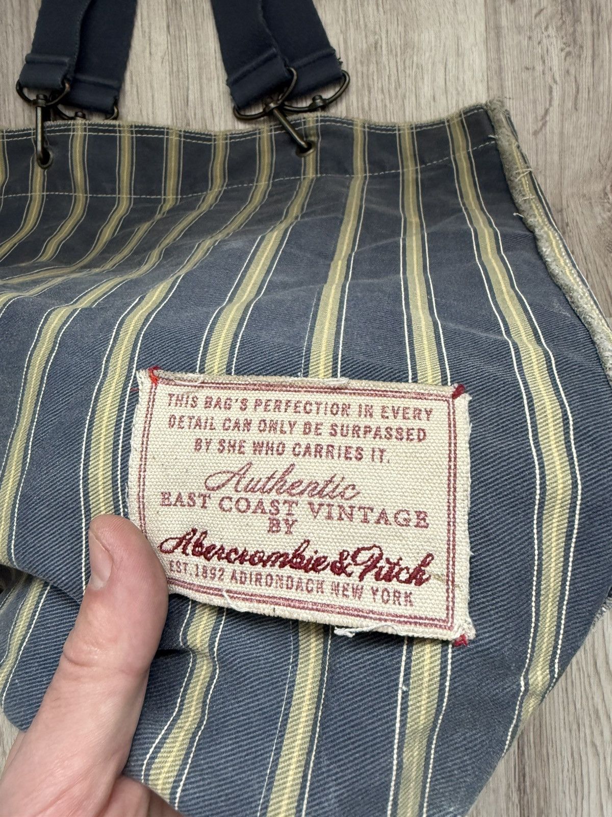 Abercrombie & Fitch Abercrombie & Fitch East Coast Vintage StripedTote Bag Size ONE SIZE - 10 Thumbnail