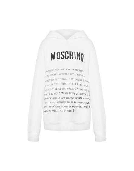 Moschino MOSCHINO Men Hoodies 251ZZ17070228 1001 White Size US M / EU 48-50 / 2 - 1 Preview