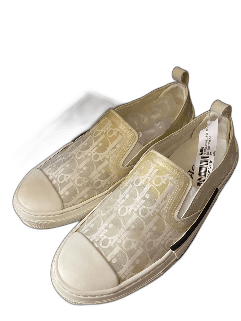 Dior Dior Men's Slip-On Sneakers in White Size US 10 / EU 43 - 1 Thumbnail