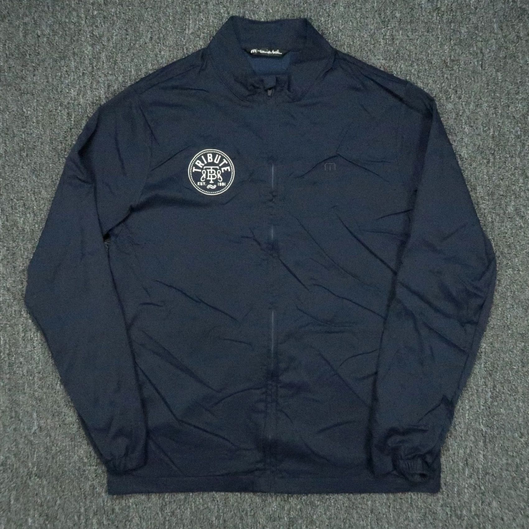 TravisMathew Travis Mathew Jacket Mens L Navy Blue Surfside Full Zip Stretch Tribute Windbreaker Size US L / EU 52-54 / 3 - 2 Thumbnail