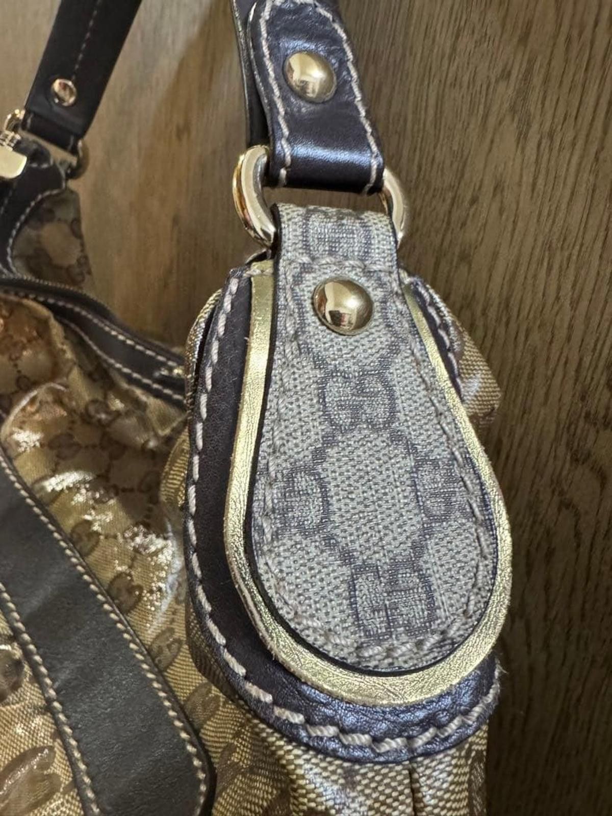 Gucci Gucci - Brown Monogram Canvas Shoulder Bag Size ONE SIZE - 6 Thumbnail