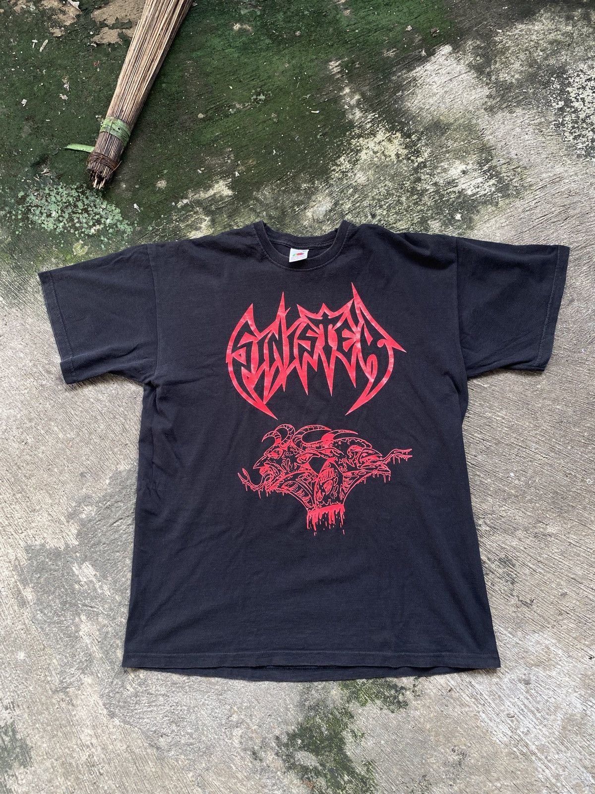 Band Tees Vintage Rare Sinister Death Metal Band Tshirt Size US L / EU 52-54 / 3 - 1 Thumbnail