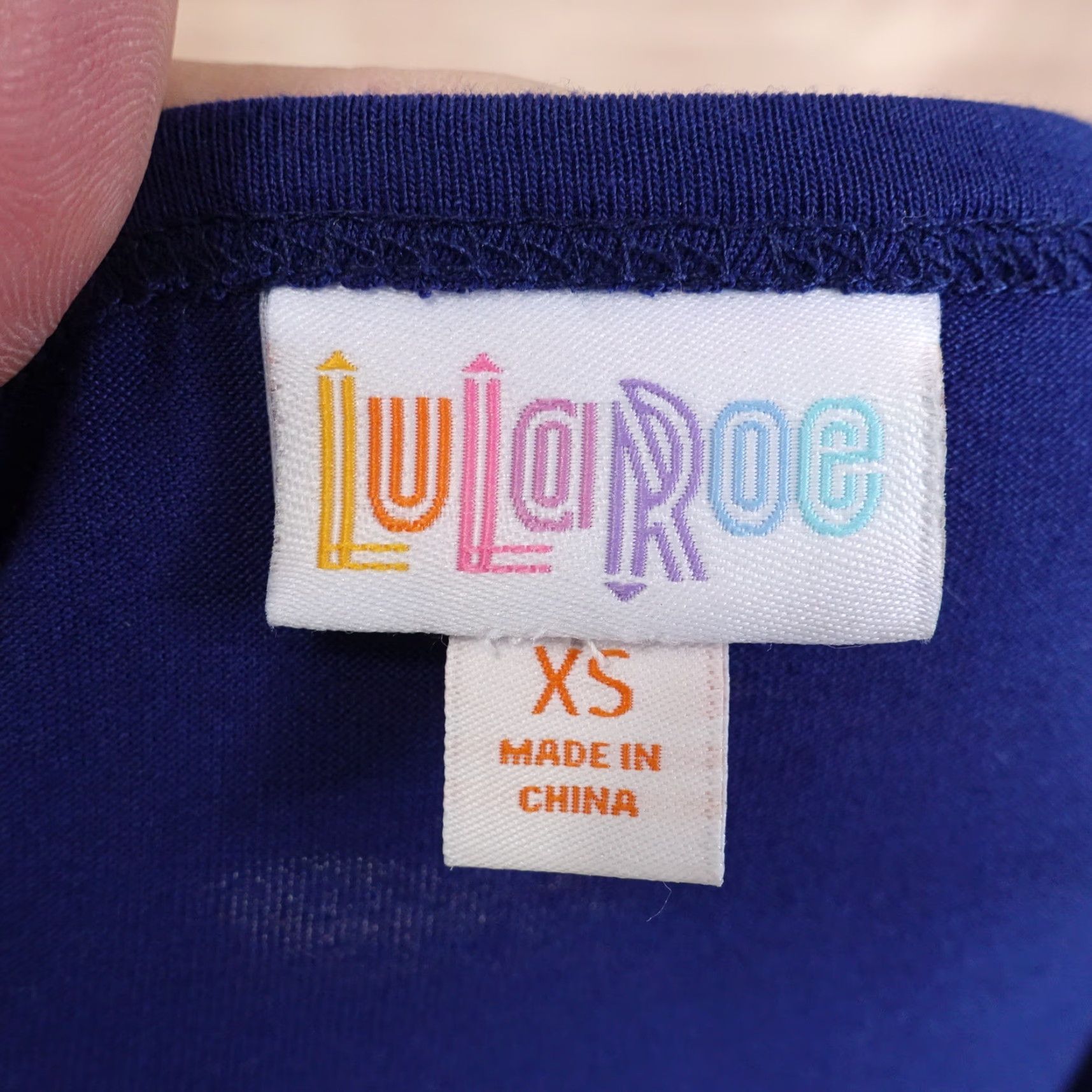 Vintage NWT LULAROE JULIA BLUE GRAY DRESS WOMENS SIZE XS NEW Size XS / US 0-2 / IT 36-38 - 7 Thumbnail
