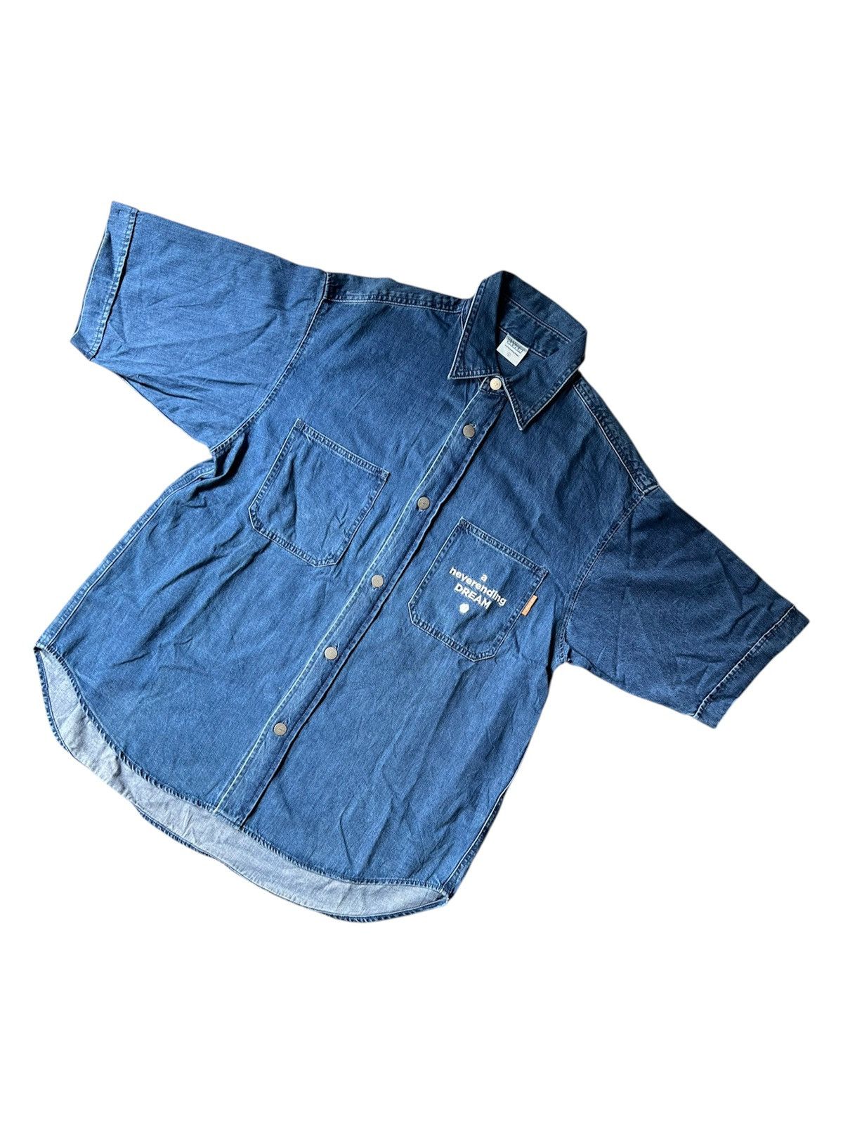 Uniqlo Vintage Studio Seven x GU Denim Jeans Shirt Button Ups Size US XL / EU 56 / 4 - 2 Thumbnail