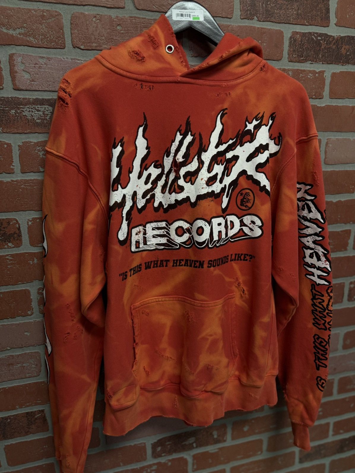 HELLSTAR Hellstar Lava Hoodie Size XS Red Brand New Size US XS / EU 42 / 0 - 5 Thumbnail