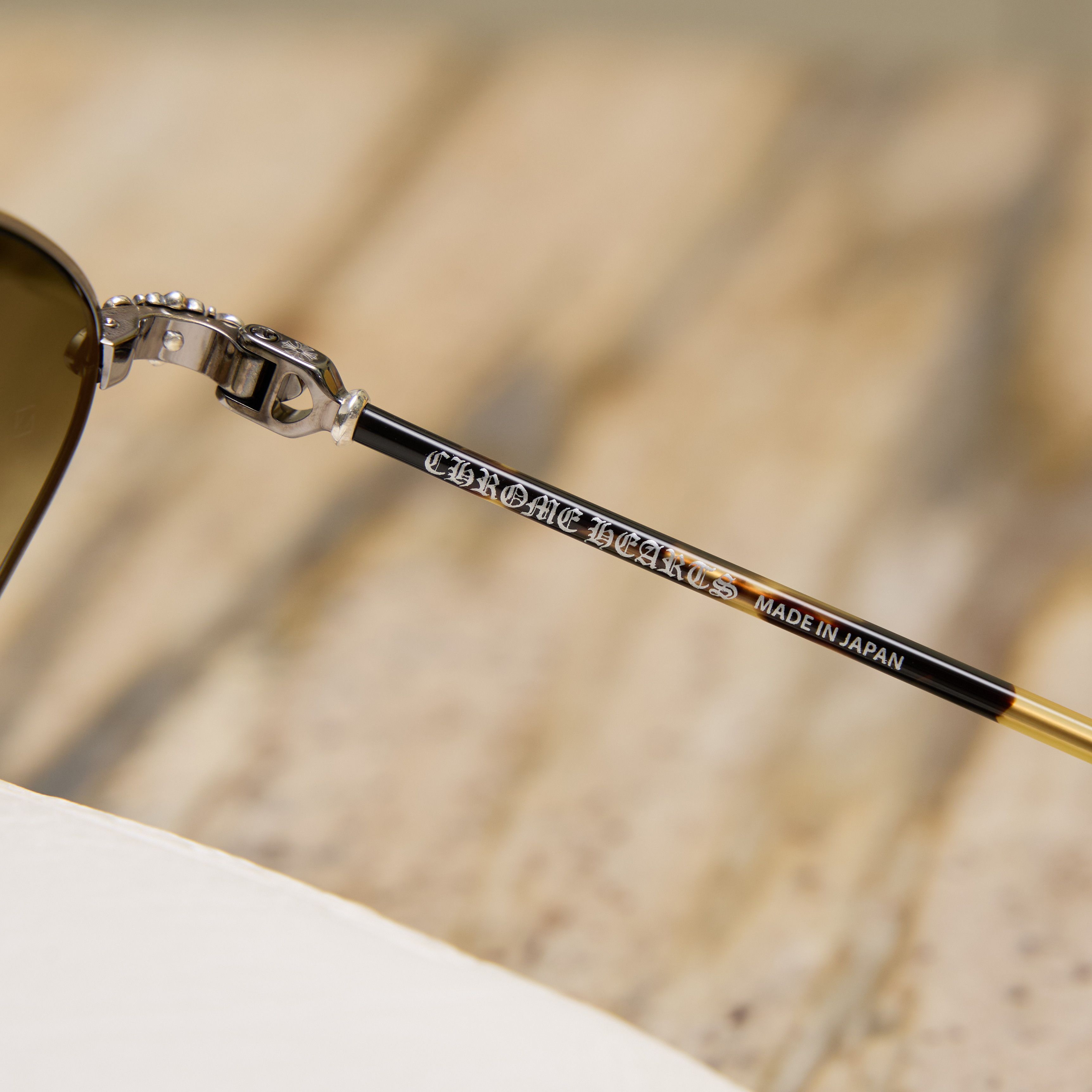 Chrome Hearts CHROME HEARTS DIAMOND DOG Antique Gold/Hollywood Tortoise Size ONE SIZE - 3 Thumbnail