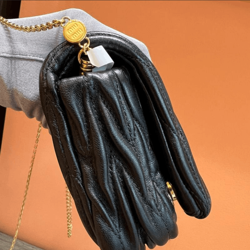 Miu Miu Miu Miu Chain Nappa‑Leather Crossbody & Shoulder Bag Size ONE SIZE - 23 Thumbnail
