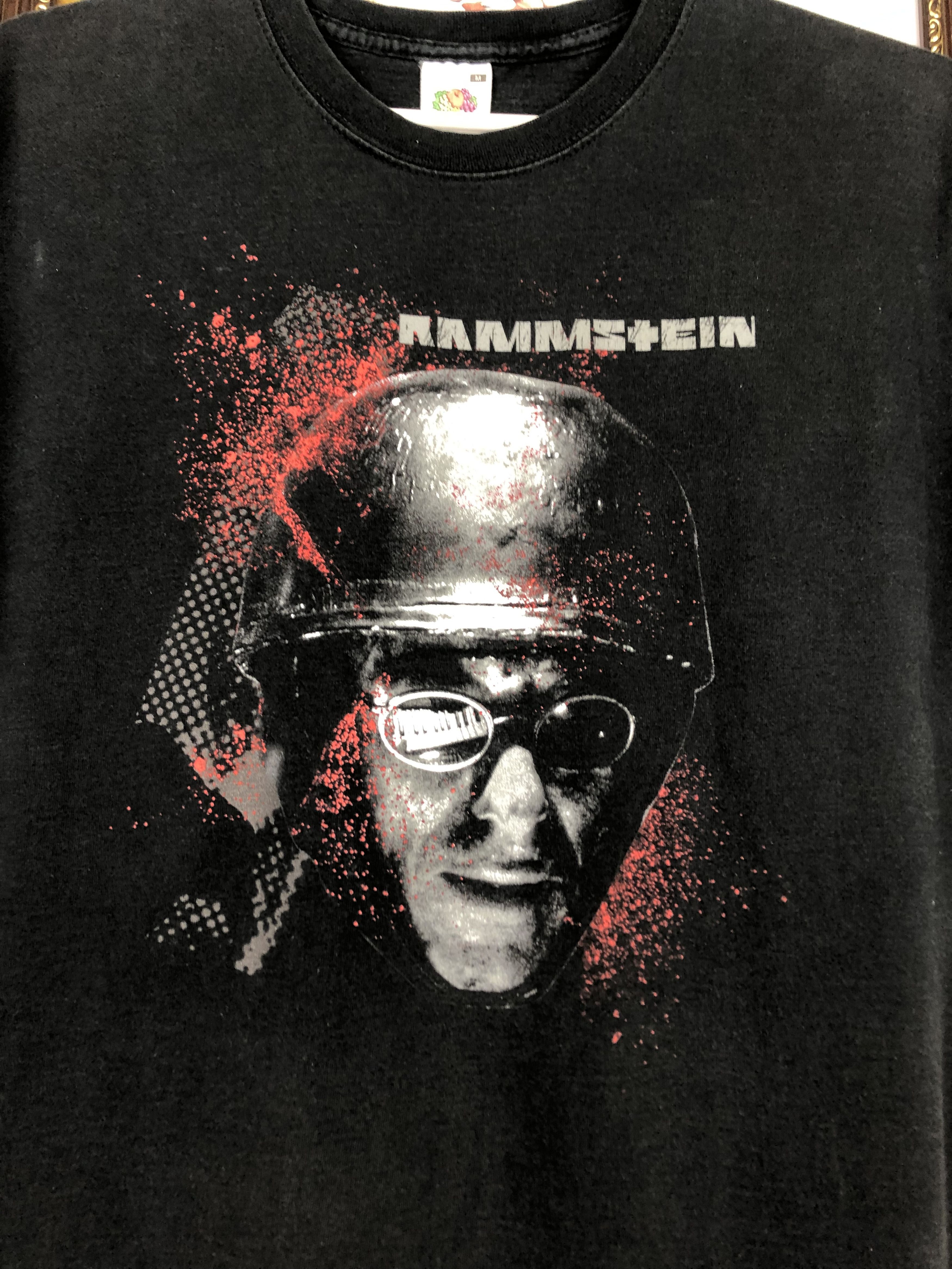 Band Tees Vintage Rammstein Band Shirt Over Print Tee Sex Liebe Black Size US M / EU 48-50 / 2 - 5 Thumbnail