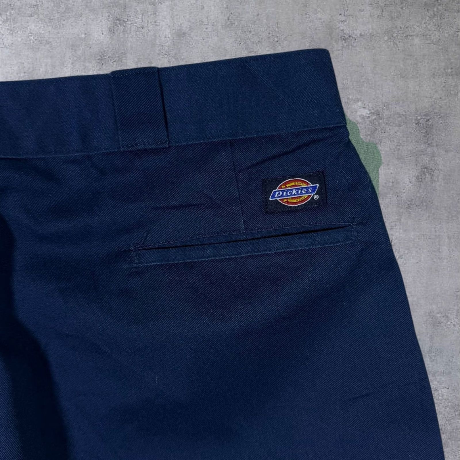 Dickies Dickies Navy Blue Skater Workwear Straight Leg Chino Trousers 34 x 34 Mens Regular Zip Fly Clamp Clasp Vintage? Size US 34 / EU 50 - 4 Thumbnail