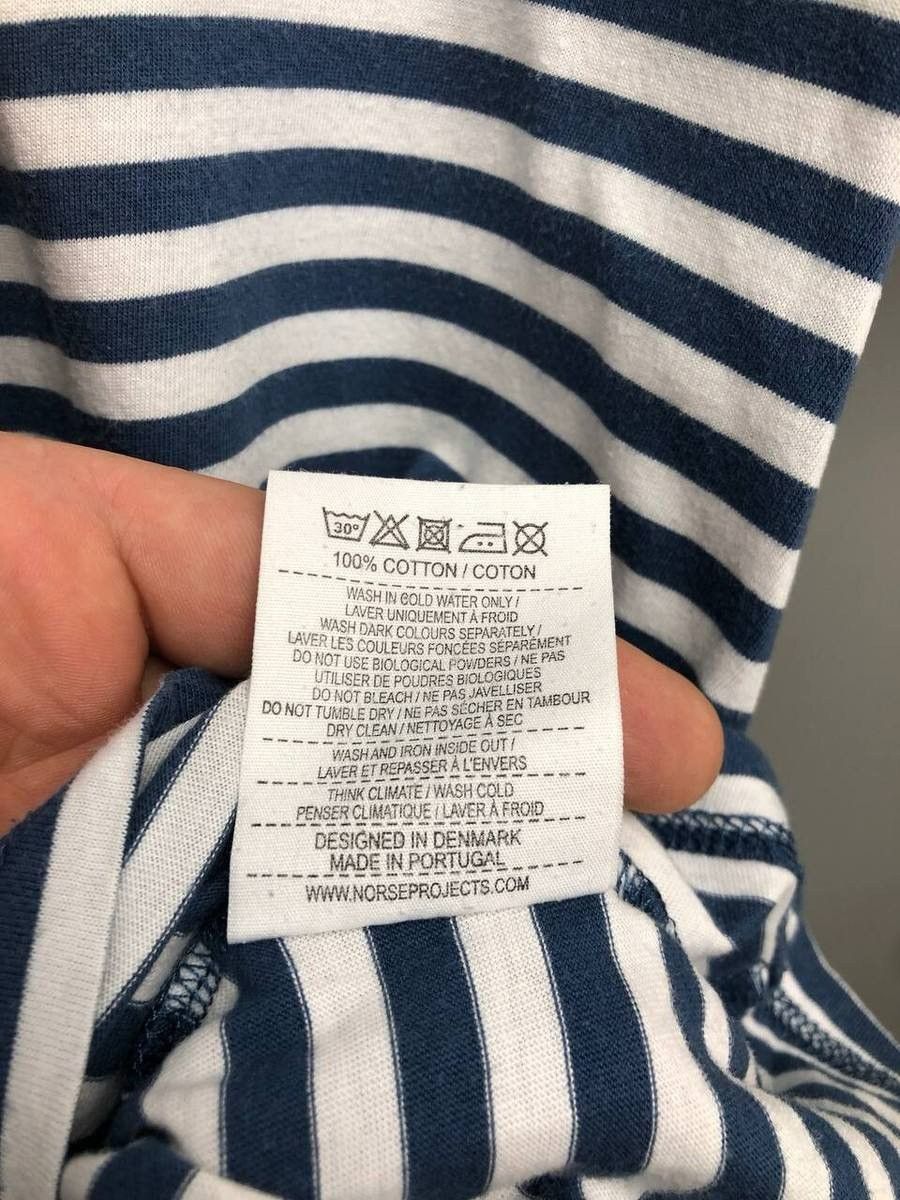 Norse Projects Norse Projects Niels Classic Striped Cotton T-Shirt Size S Size US S / EU 44-46 / 1 - 6 Thumbnail