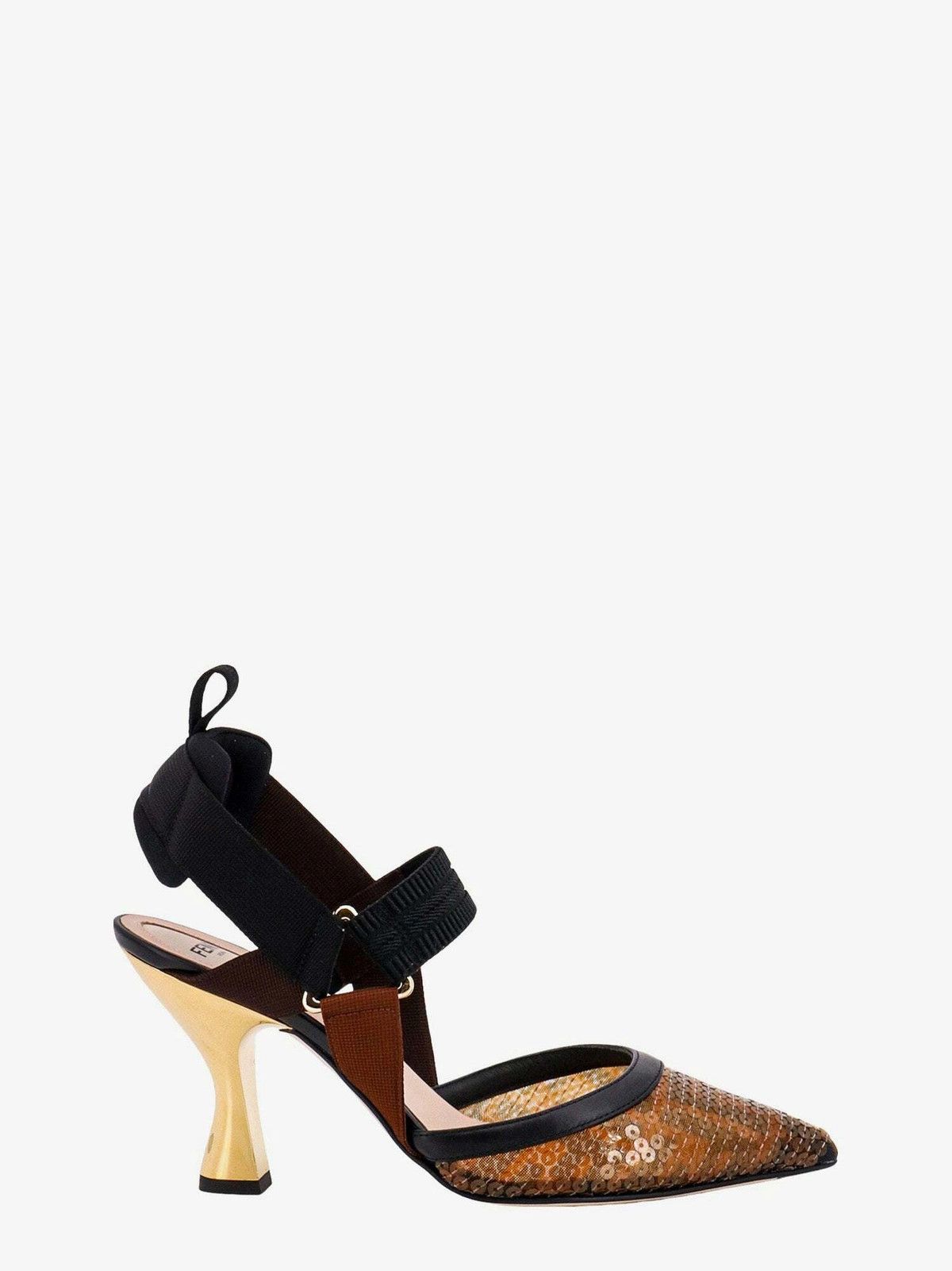 Fendi o1w1db10725 8J8459 Colibri Pumps in Brown Size US 9 / IT 39 - 1 Thumbnail