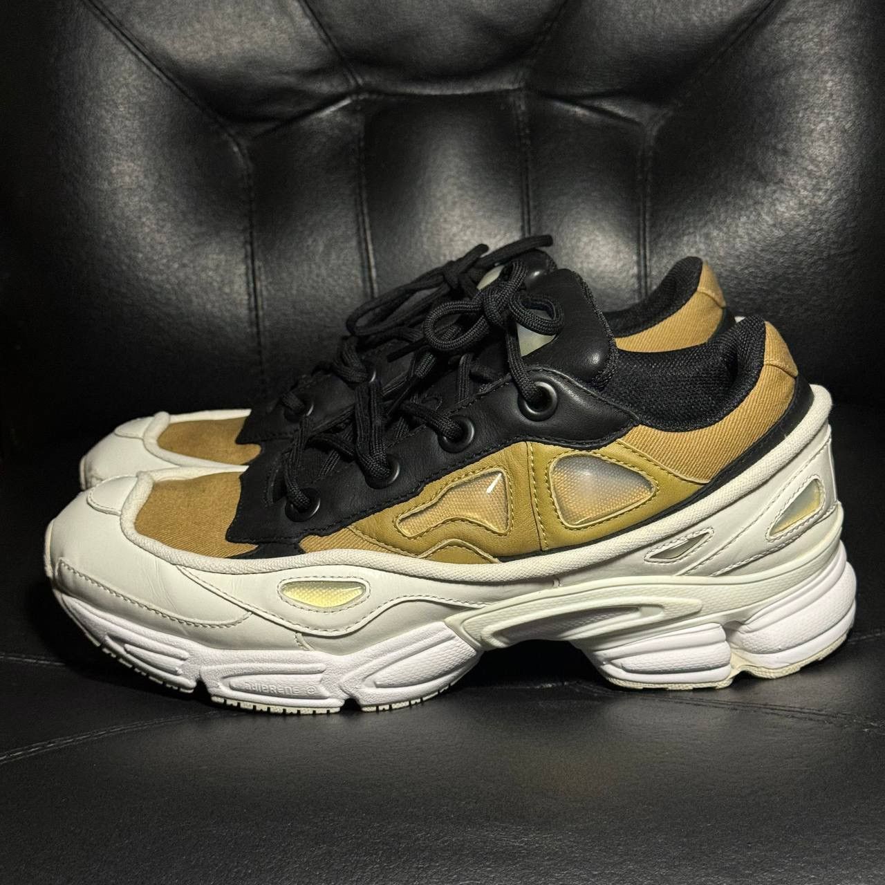 Adidas × Raf Simons 8,5us sneakers Adidas Raf Simons Ozweego Cream White Khaki Size US 8.5 / EU 41-42 - 3 Thumbnail