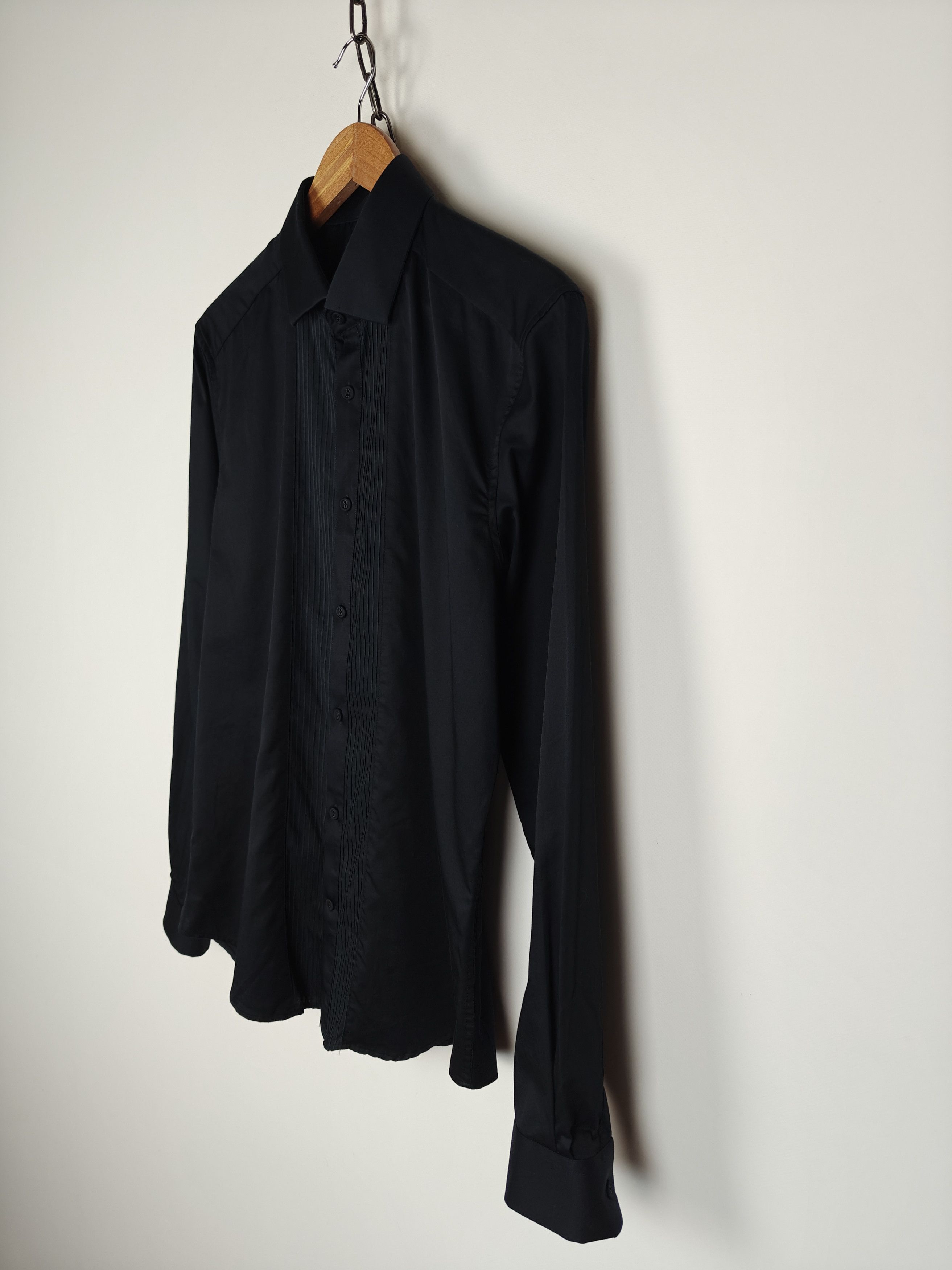 Reiss Reiss Black Shirt Longsleebe Slim Fit Black size L Size US L / EU 52-54 / 3 - 5 Thumbnail