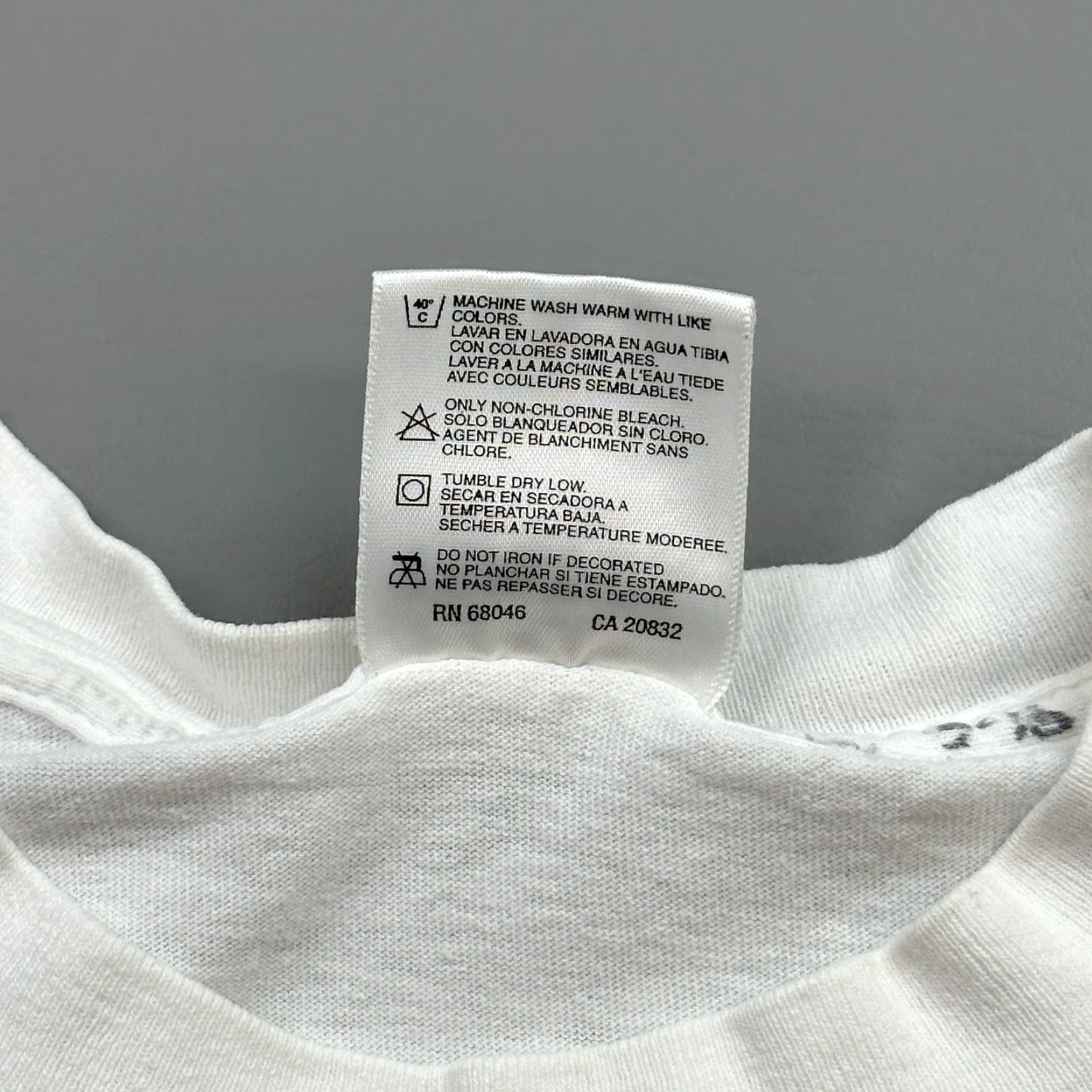 Tultex VINTAGE North Carolina Seafood Festival Shirt Mens Large White Tultex USA Made Size US L / EU 52-54 / 3 - 7 Thumbnail
