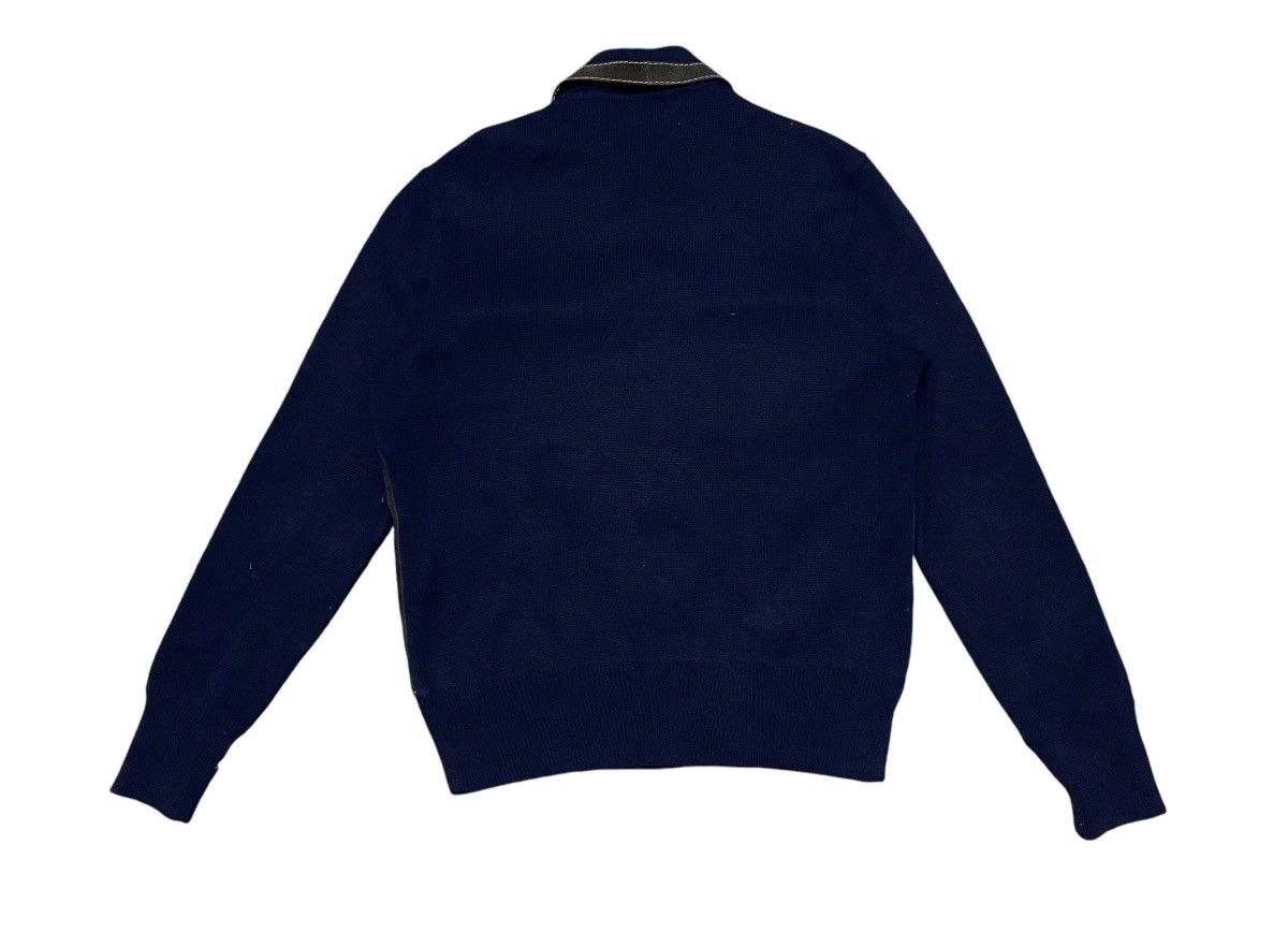 Vintage 70s SMITHS SUEDE LEATHER AND KNITWEAR RARE DESIGN Size US M / EU 48-50 / 2 - 2 Thumbnail