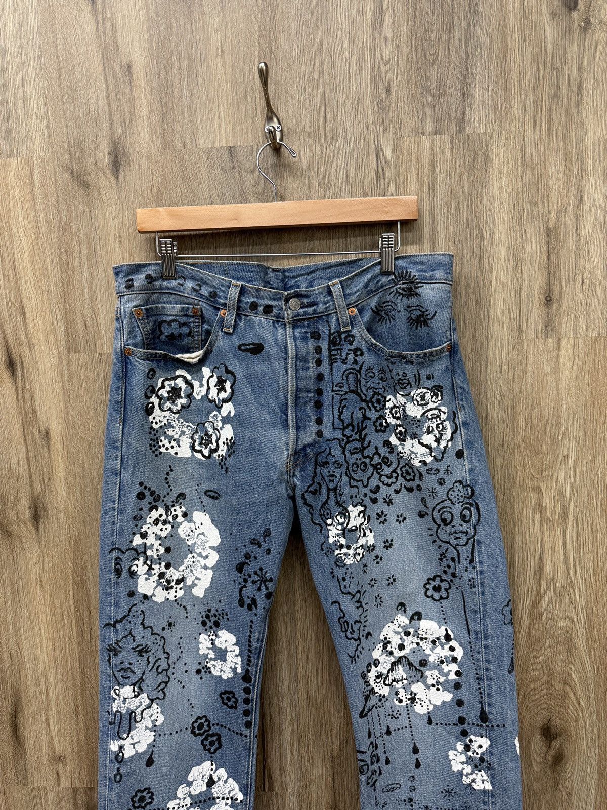 DENIM TEARS Denin Tears Iraq Colab Jeans Size US 33 - 2 Thumbnail
