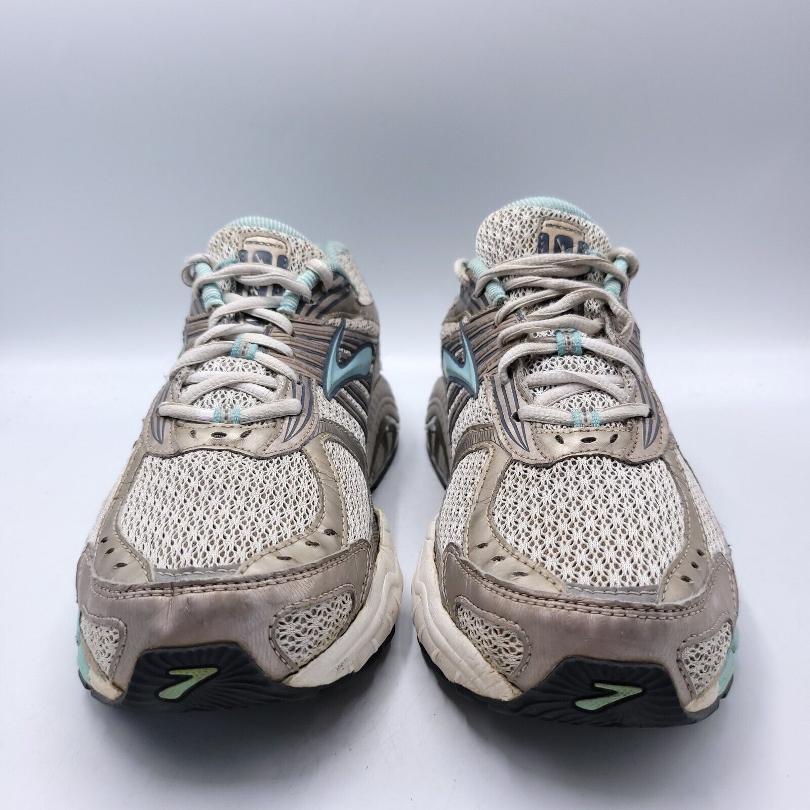 Brooks Brooks Ariel 1 Shoe Womens Size 11.5 1201162B548 White Blue Size US 11.5 / IT 41.5 - 2 Thumbnail