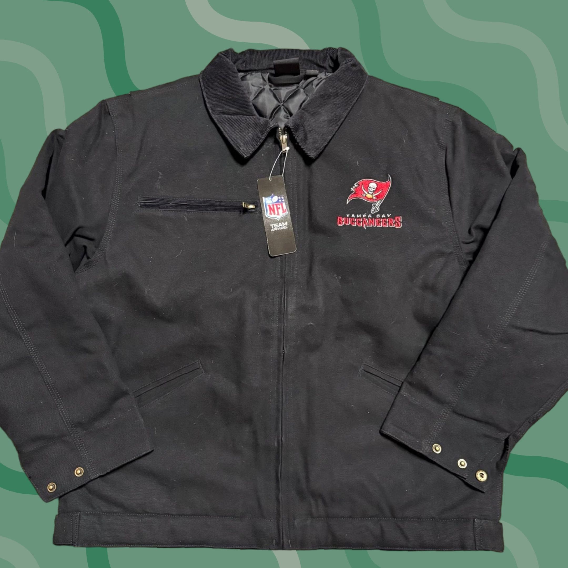 Tampa Bay Buccaneers Tradesman Carhartt Style Canvas Jacket XXL NWT