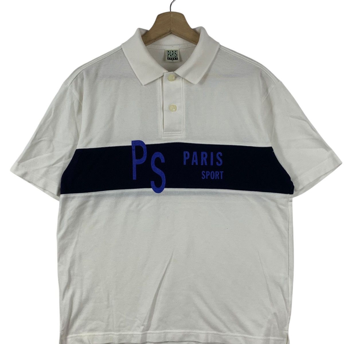 Other Vintage PARIS SPORT TENNIS Golf Double Sided Polo Tee Shirt Size US M / EU 48-50 / 2 - 3 Thumbnail