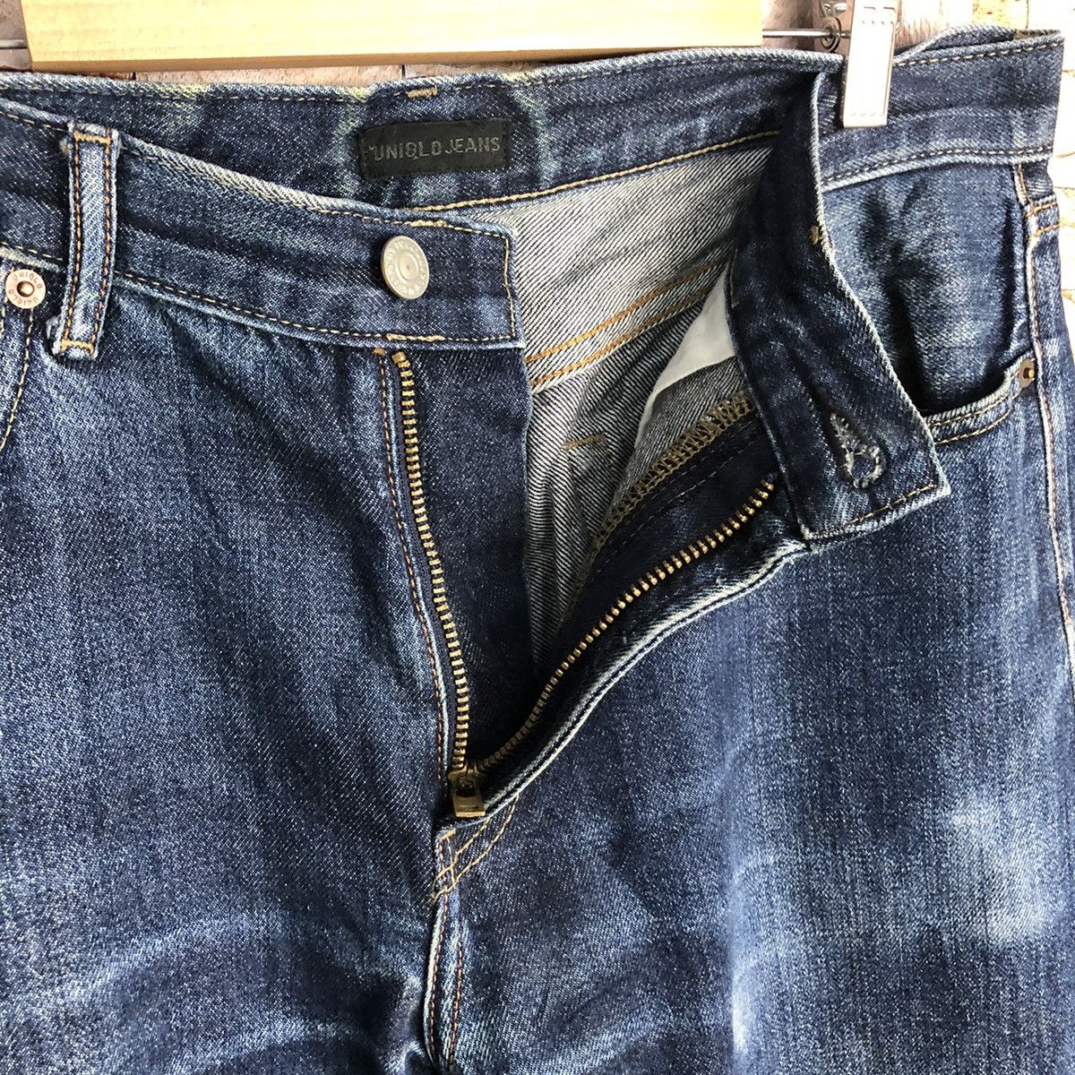 Uniqlo Uniqlo Jeans Blue Denim Pants #7573 Size US 33 - 12 Thumbnail
