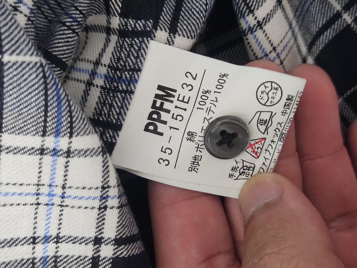PPFM PPFM Golden Kurt noise checkered shirt Size US L / EU 52-54 / 3 - 5 Thumbnail