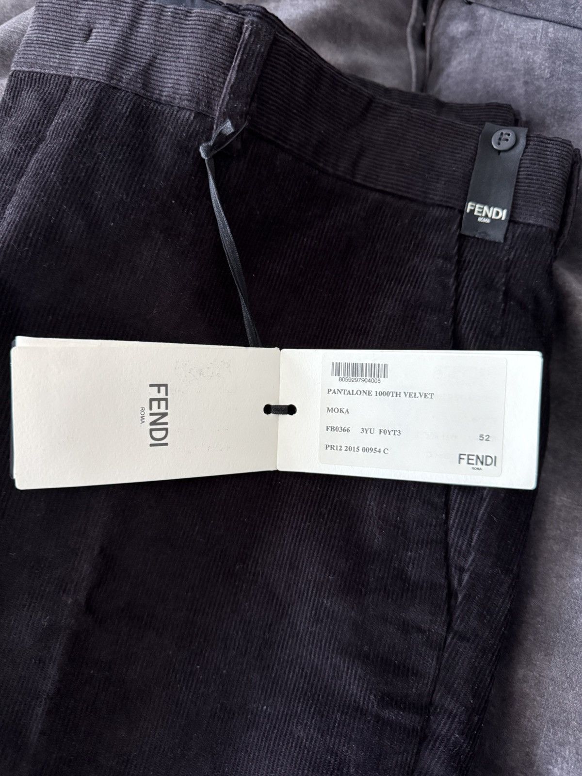Fendi Fendi Corduroy Pants Brown Size US 34 / EU 50 - 9 Thumbnail