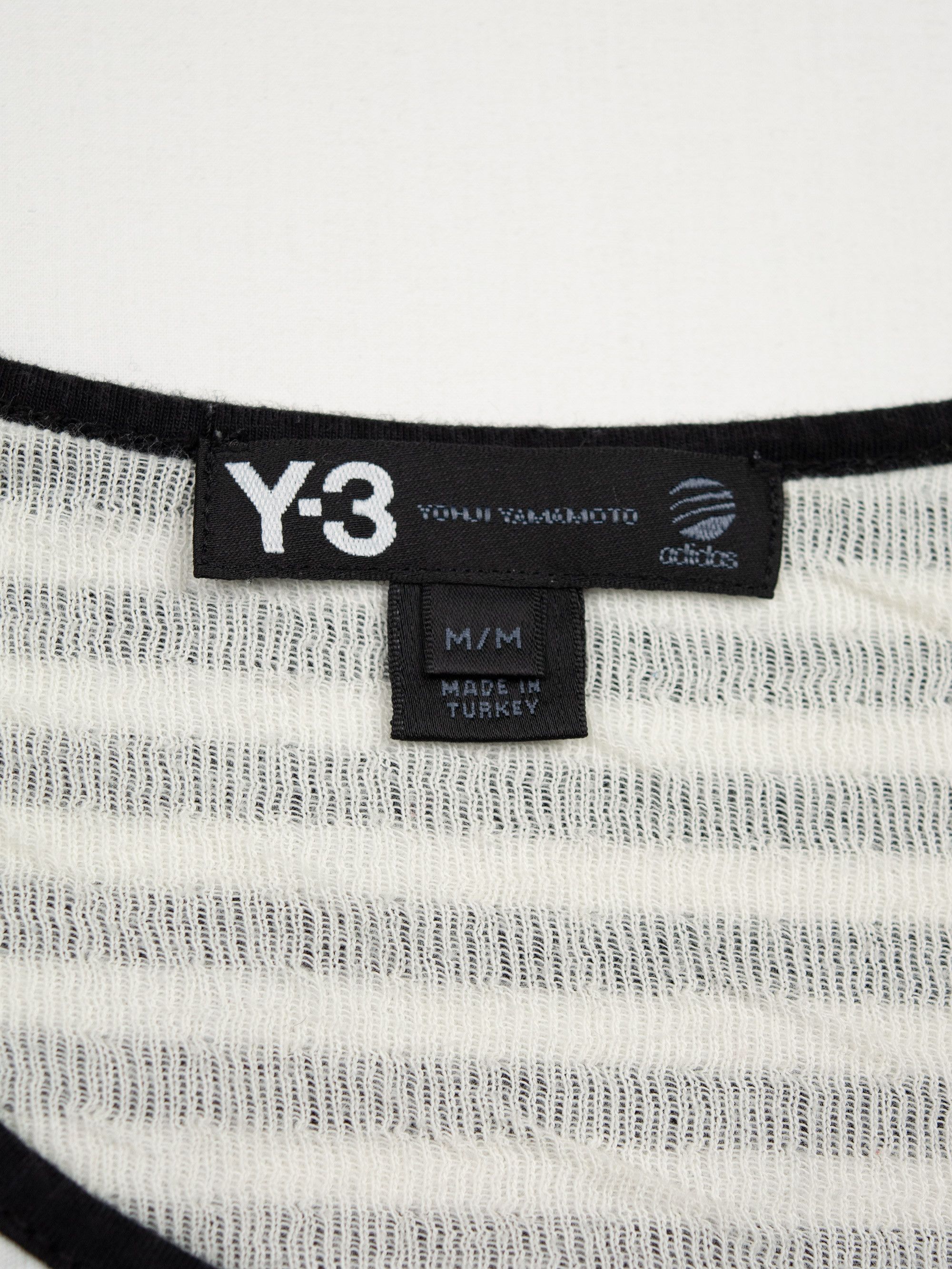 Y-3 Y-3 - A/W 2012 - french terry striped t-shirt Size M / US 6-8 / IT 42-44 - 5 Thumbnail