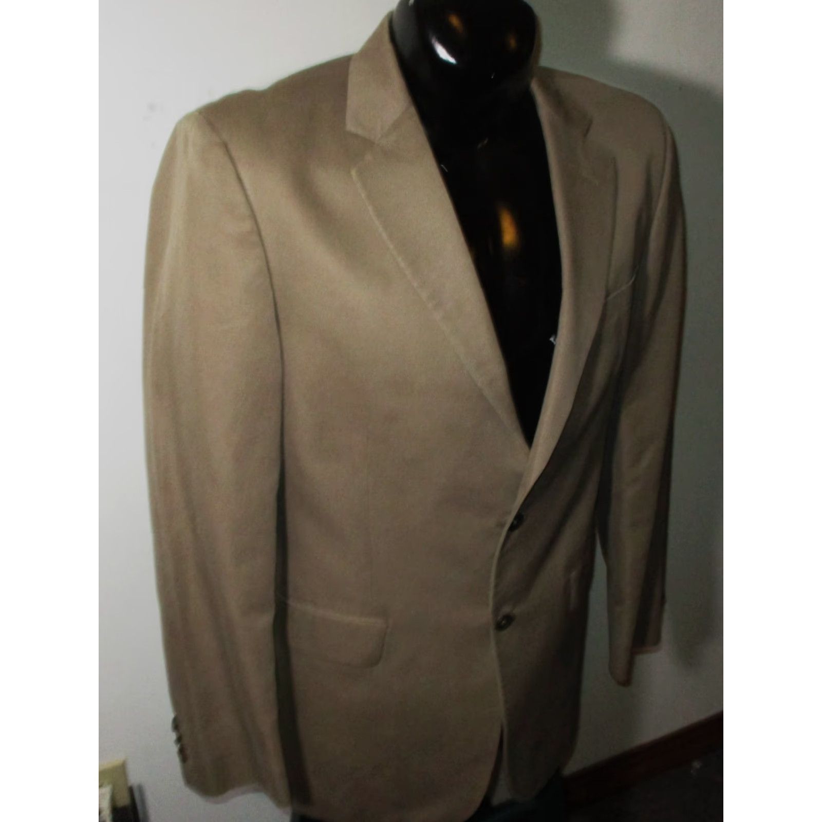 Banana Republic Banana Republic Blazer Jacket Mens 42 Long Khaki Linen Size 42R - 3 Thumbnail