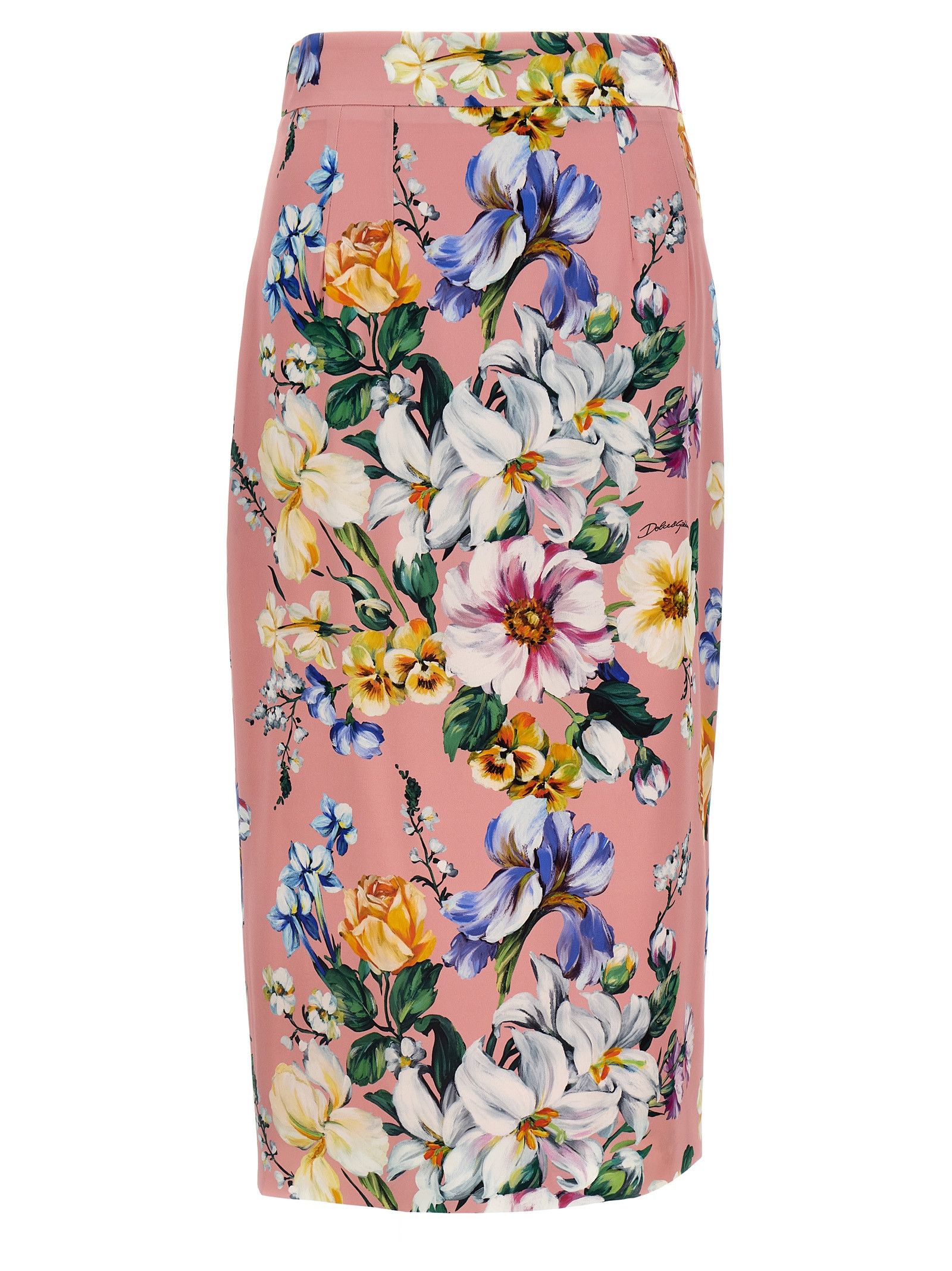 スカート DOLCE&GABBANA LONGUETTE SKIRT WITH FLORAL PRINT Dolce & Gabbana Floral Longuette Skirt | Grailed